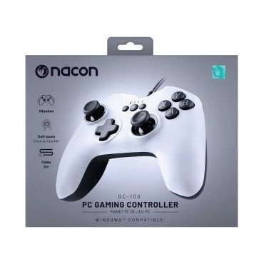 GC-100 Bianco Nacon per PC - Controller Gaming - Nacon